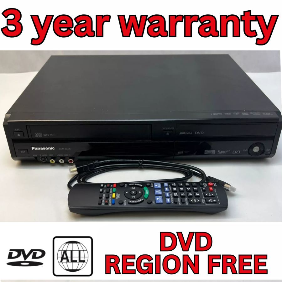 Panasonic DMR-EZ49 DVD & VHS player Recorder HDMI  Freeview COPY VHS TO DVD