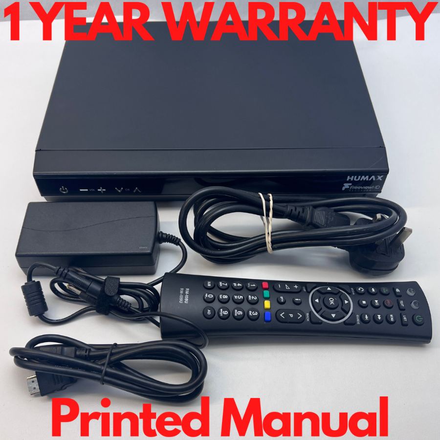 Representative photograph of HUMAX HDR-1800T Freeview HD Smart Digital HD TV Recorder - 320GB - Twin Tuner