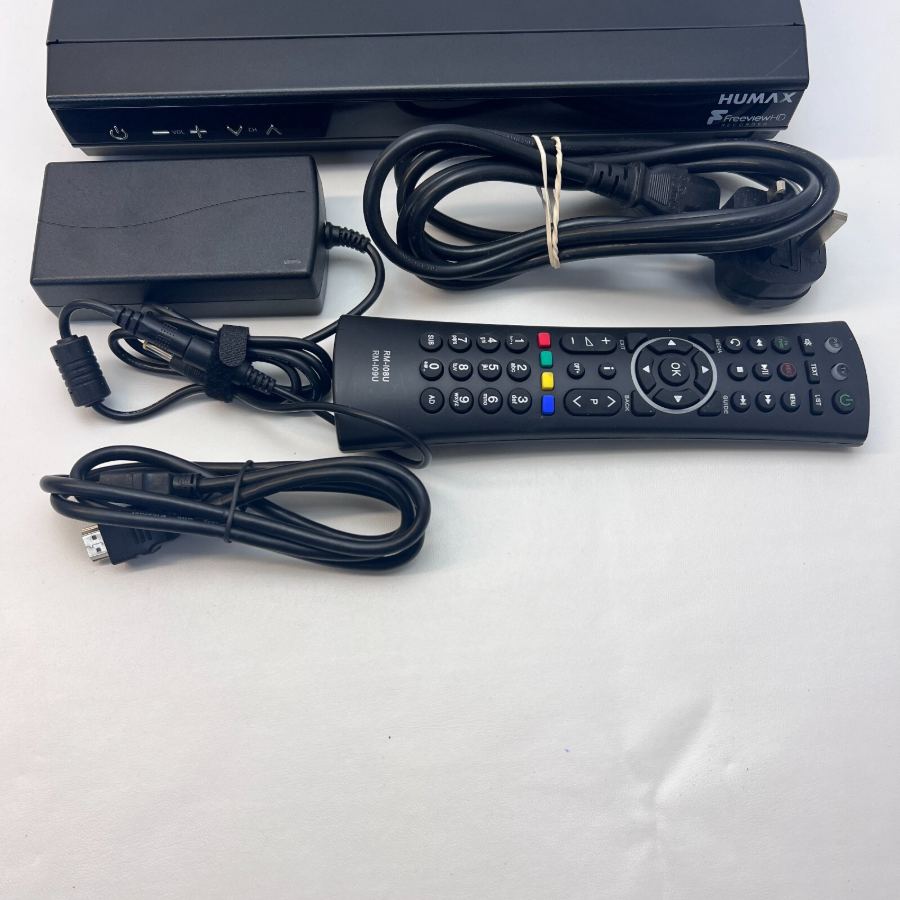 Representative photograph of the same model: HUMAX HDR-1800T Freeview HD Smart Digital HD TV Recorder - 320GB - Twin Tuner – image 3