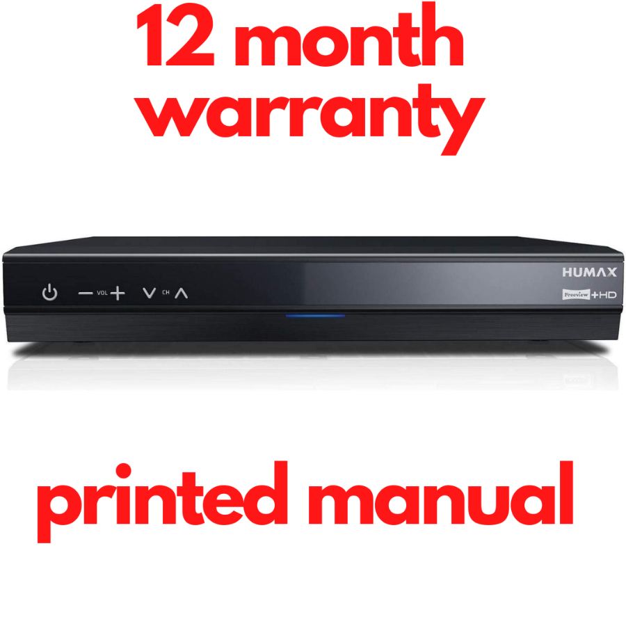 Representative photograph of the same model: HUMAX HDR-1800T Freeview HD Smart Digital HD TV Recorder - 320GB - Twin Tuner – image 11