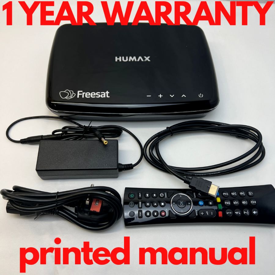 HUMAX HDR-1100S 500gb HDD Twin Tuner Freesat HD TV Smart Recorder WARRANTY