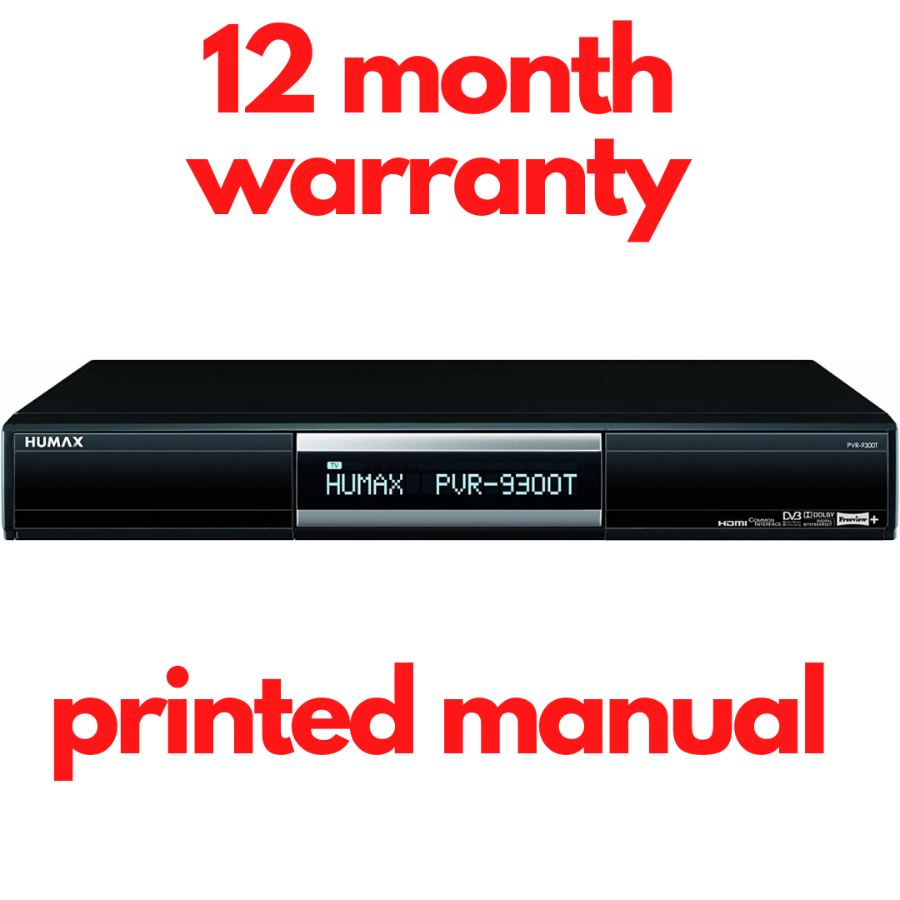 Representative photograph of the same model: Humax PVR-9300T Freeview+ 320GB Twin Tuner Terrestrial TV Recorder Box PVR – image 11