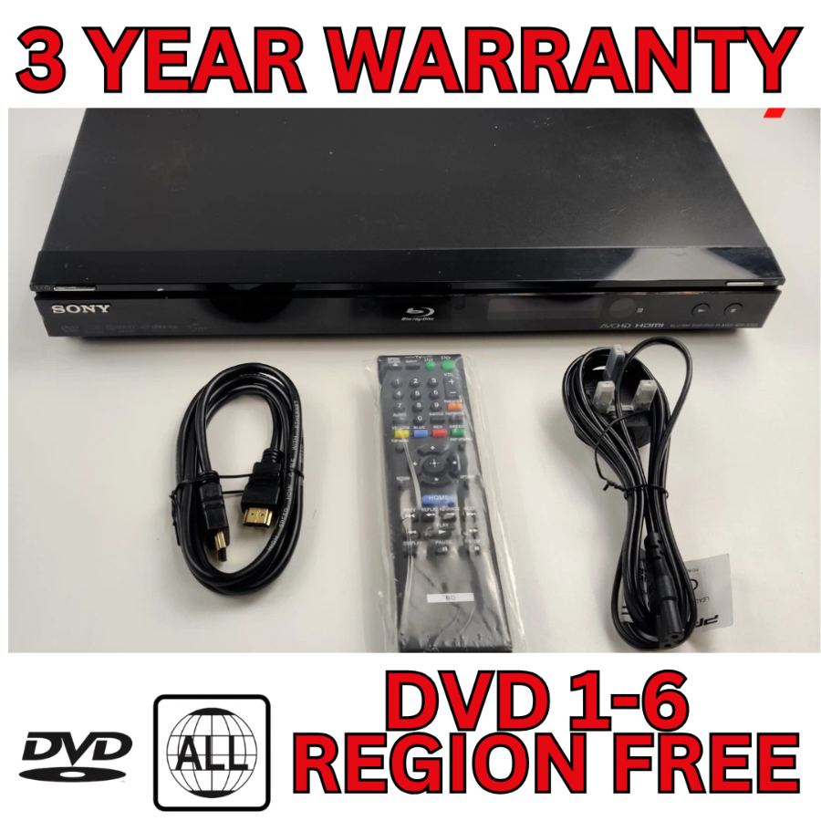 Sony BDP-S360 Upscaling DVD and Blu-Ray Player with Remote Control Region Free