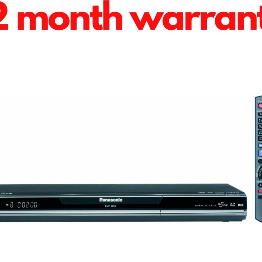 Representative photograph of the same model: Panasonic DMP-BD60 - Blu-ray DVD Player Tested Remote Warranty remote hdmi – image 12