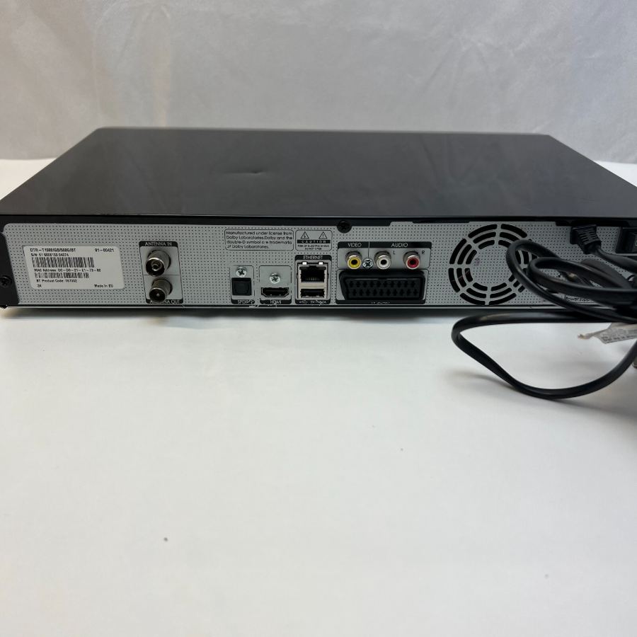 Representative photograph of the same model: BT Humax DTR-T1000 YouView Freeview+ HD 500GB Twin Tuner Recorder Box and Remote – image 2