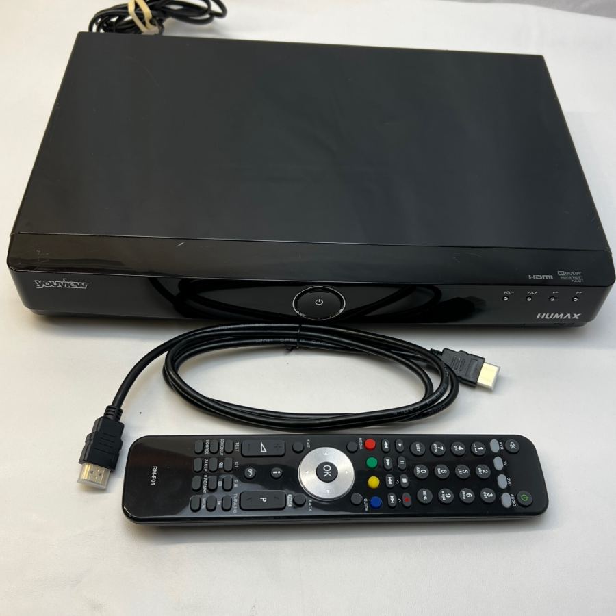 Representative photograph of the same model: BT Humax DTR-T1000 YouView Freeview+ HD 500GB Twin Tuner Recorder Box and Remote – image 5