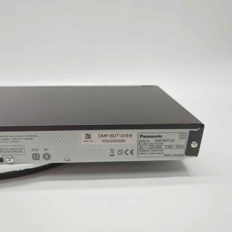 Panasonic DMP-BDT120 Smart Blu-ray Disc DVD Player + Remote Tested Warranty – image 10