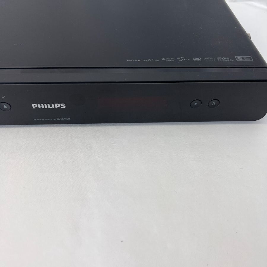 Representative photograph of the same model: Philips BDP-3000/05 Blu-ray / DVD Disc Player 1080p HDMI + Remote Controller – image 6