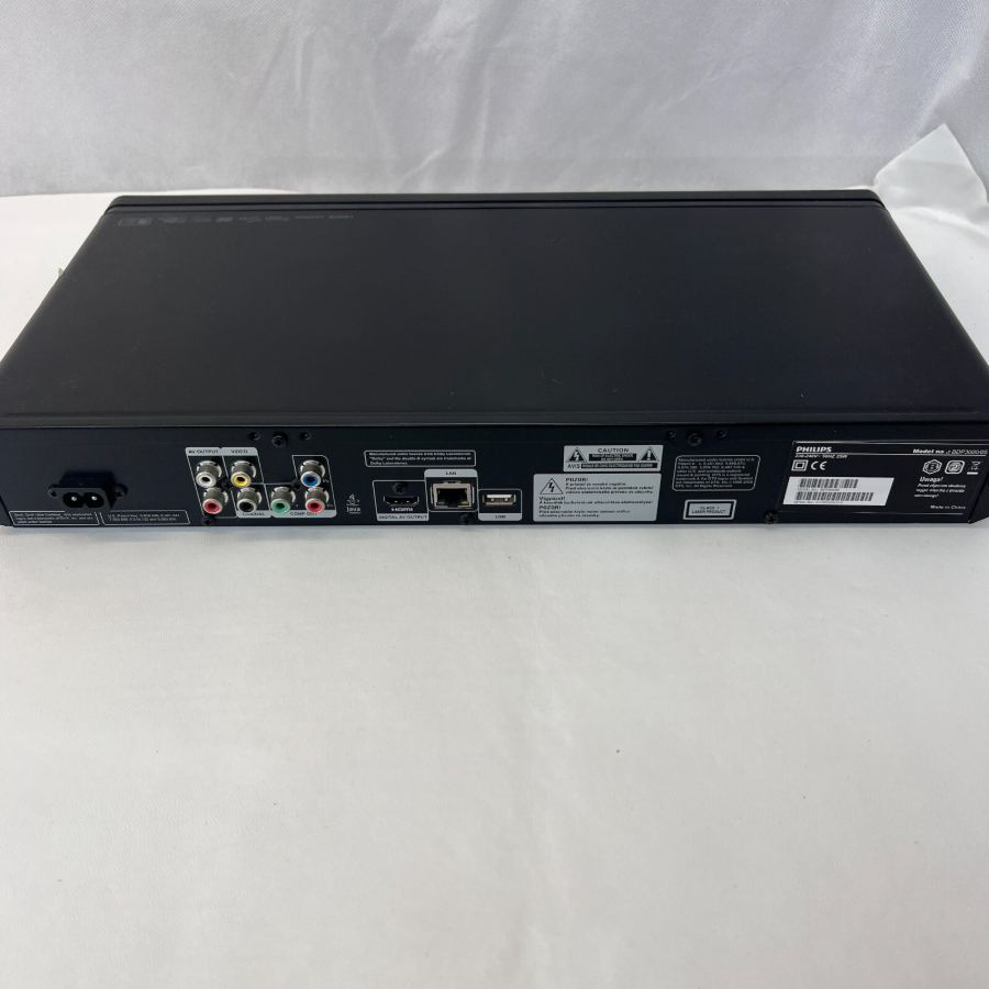 Representative photograph of the same model: Philips BDP-3000/05 Blu-ray / DVD Disc Player 1080p HDMI + Remote Controller – image 8