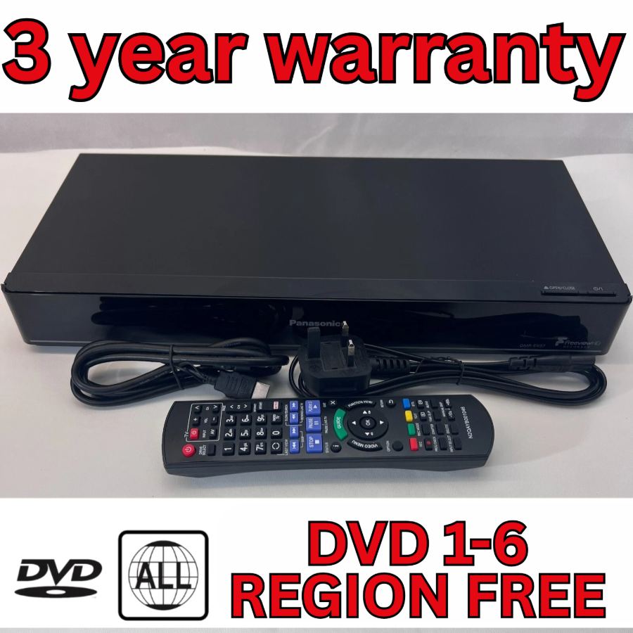 Panasonic DMR-EX97 DVD HDD Twin Freeview HD Recorder 500GB WARRANTY Multi Region