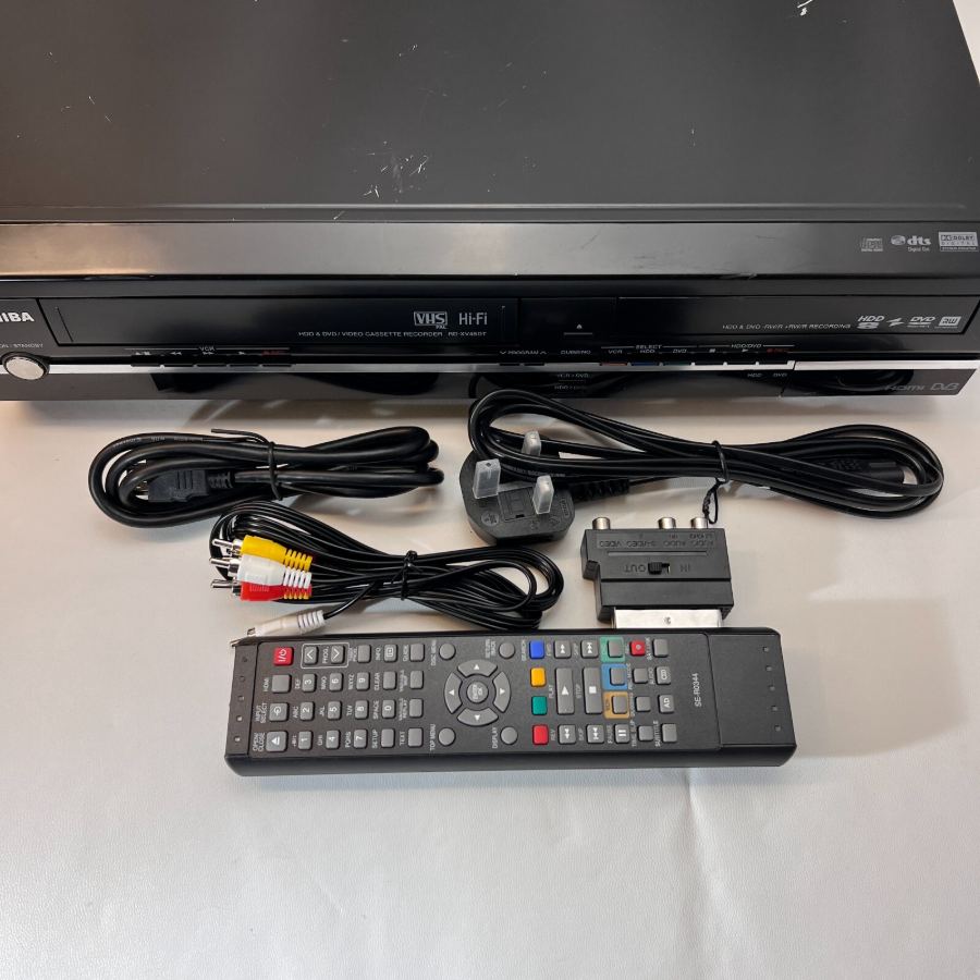 Toshiba RDXV48DTKTB VHS DVD Recorder Hard Drive Copy VHS to DVD Remote Warranty – image 3
