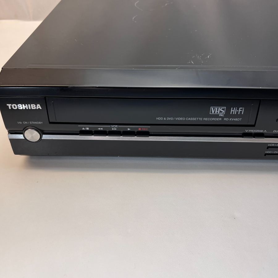 Toshiba RDXV48DTKTB VHS DVD Recorder Hard Drive Copy VHS to DVD Remote Warranty – image 5