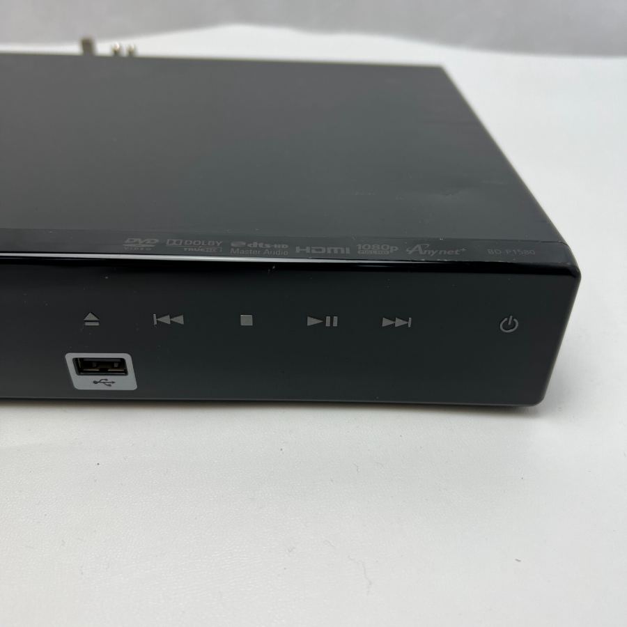Representative photograph of the same model: Samsung BD-P1580 Blu-ray DVD Player & Remote HDMI Warranty HD Remote – image 6