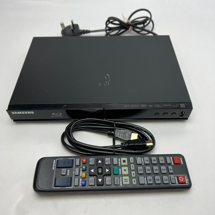 Representative photograph of the same model: Samsung BD-J4500R HD 1080P Blu-ray & DVD Player With Remote & HDMI Cable – image 3