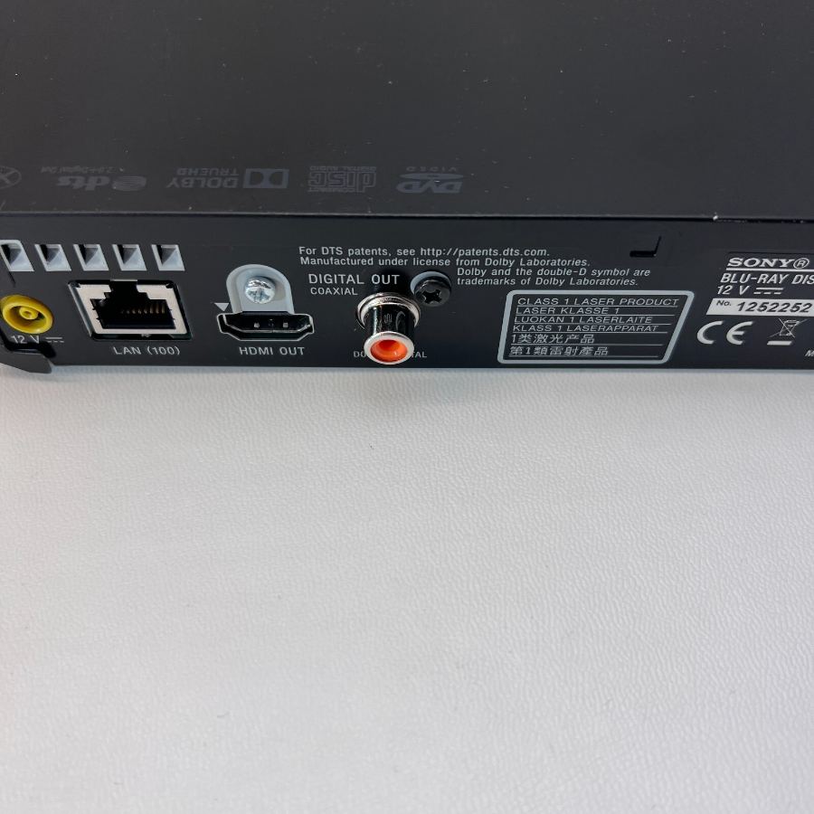 Representative photograph of the same model: SONY BDP-S1500 Smart Blu-Ray DVD Player Netflix Remote HDMI Warranty Small – image 6