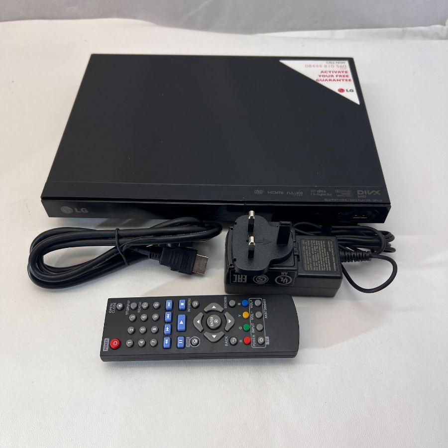 LG BP125 Black Compact Blu Ray DVD Player remote tested working HDMI Warranty – image 2
