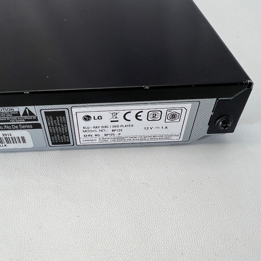 LG BP125 Black Compact Blu Ray DVD Player remote tested working HDMI Warranty – image 8