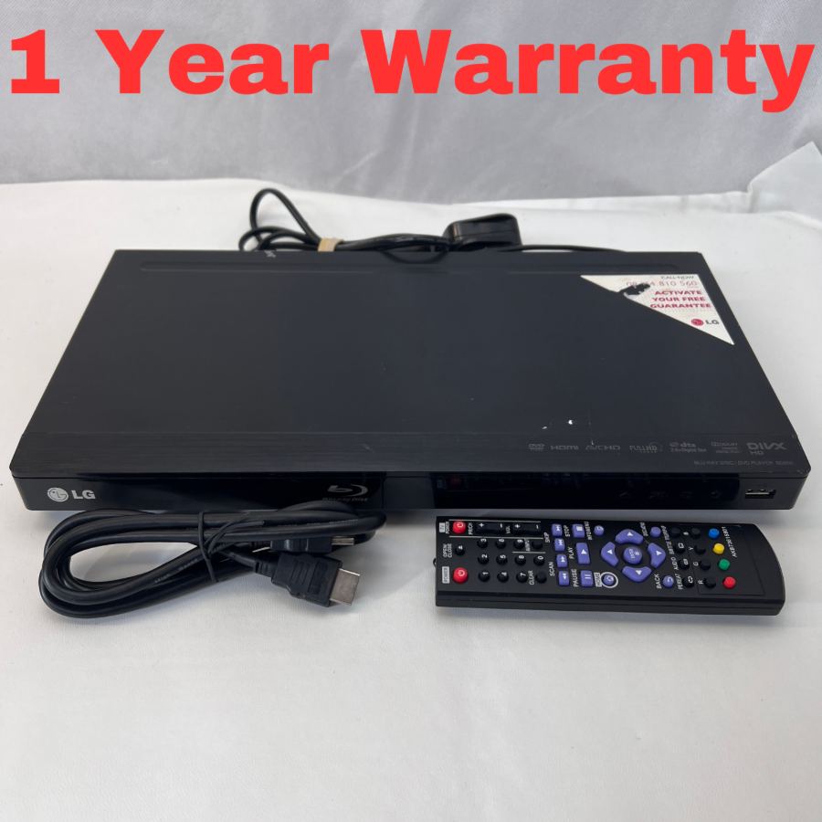 LG BD650 3D-Capable Blu-ray Disc Player HDMI 1920x1080 Black with Remote + Cable