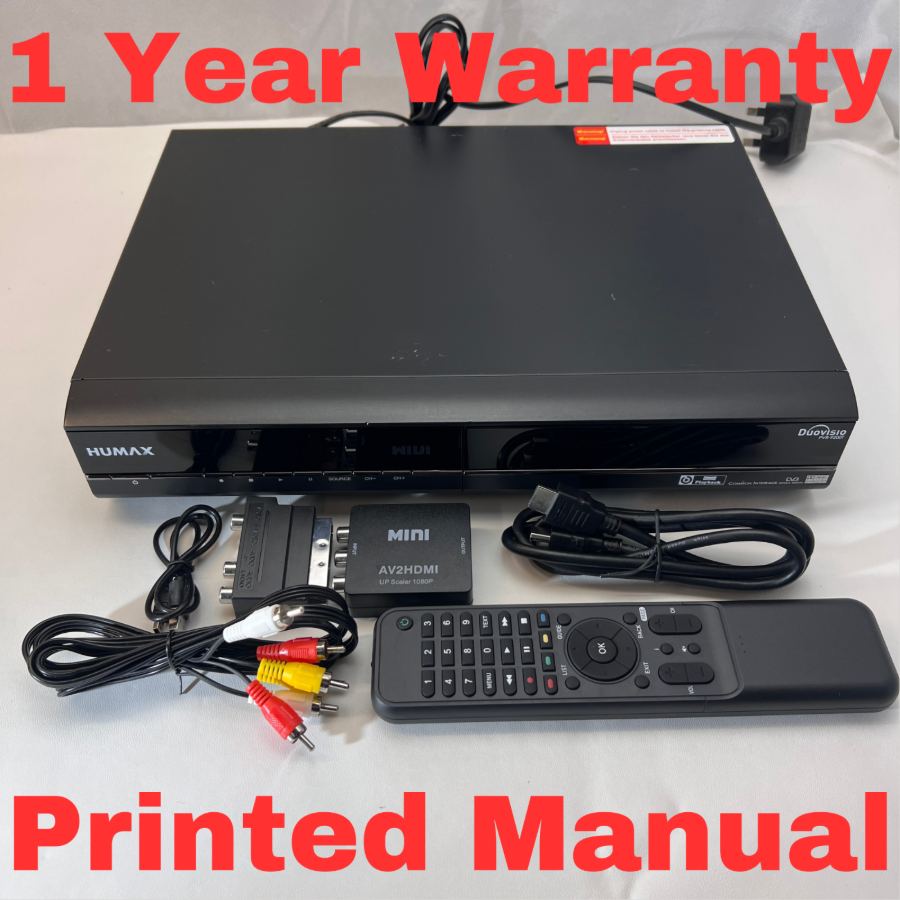 Humax Black PVR9200T Freeview DVB Recorder, 160gb Hdd Set Top Box with Remote