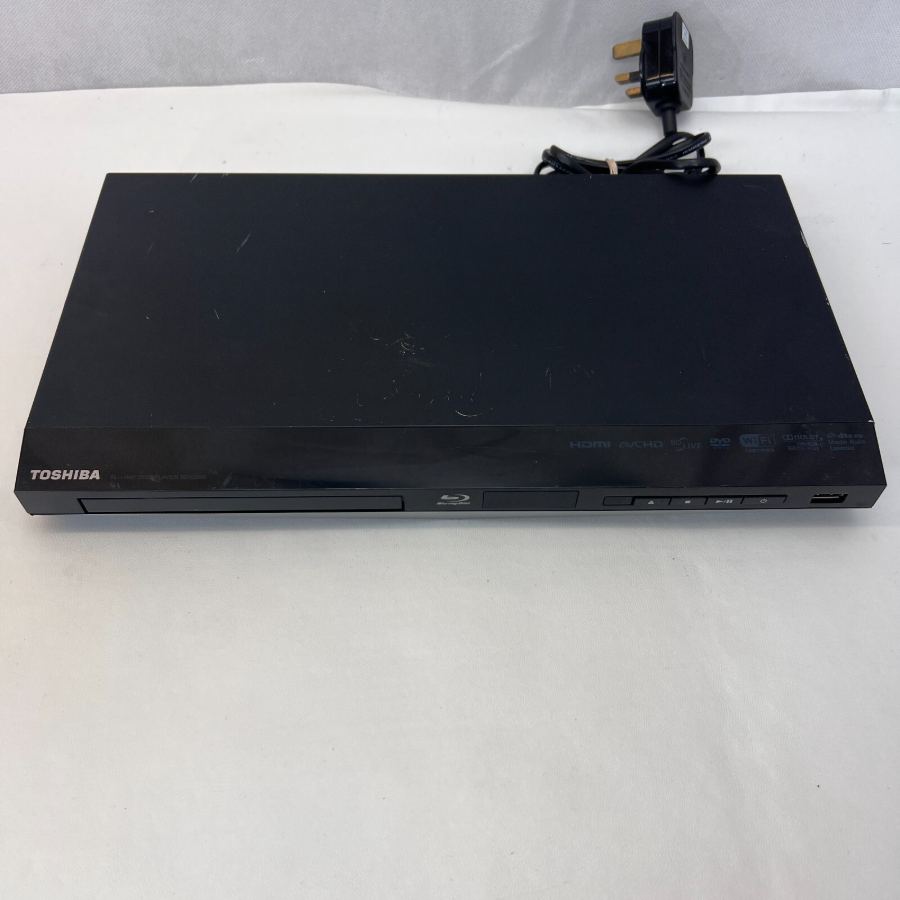 Representative photograph of the same model: Toshiba BDX3300 1080p Blu-Ray Disc Player with WiFi Black Remote HDMI Warranty – image 3
