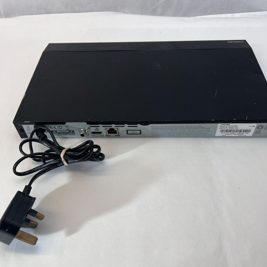 Representative photograph of the same model: Toshiba BDX3300 1080p Blu-Ray Disc Player with WiFi Black Remote HDMI Warranty – image 4