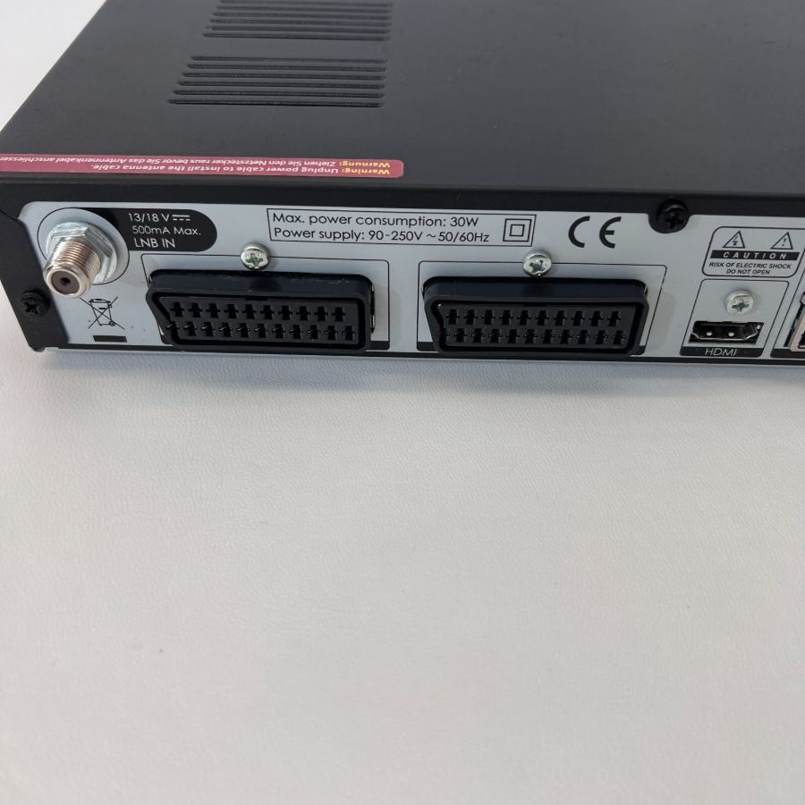 Representative photograph of the same model: Humax Foxsat-HD TV Receiver Box Freesat HD Digital Satellite with Remote + Cable – image 7