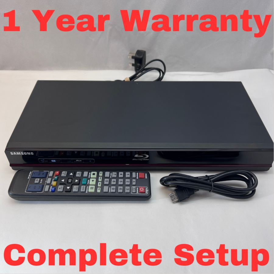 Samsung BD-P1620 - Blu-Ray DVD Player Black with Remote hdmi Cable Warranty