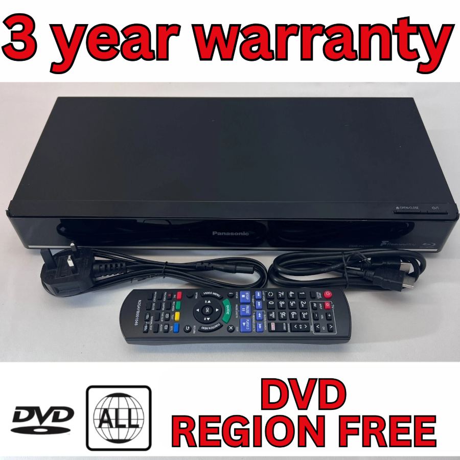 Panasonic DMR-PWT550EB Blu-Ray & DVD Player and HDD Recorder Freeview Play Black