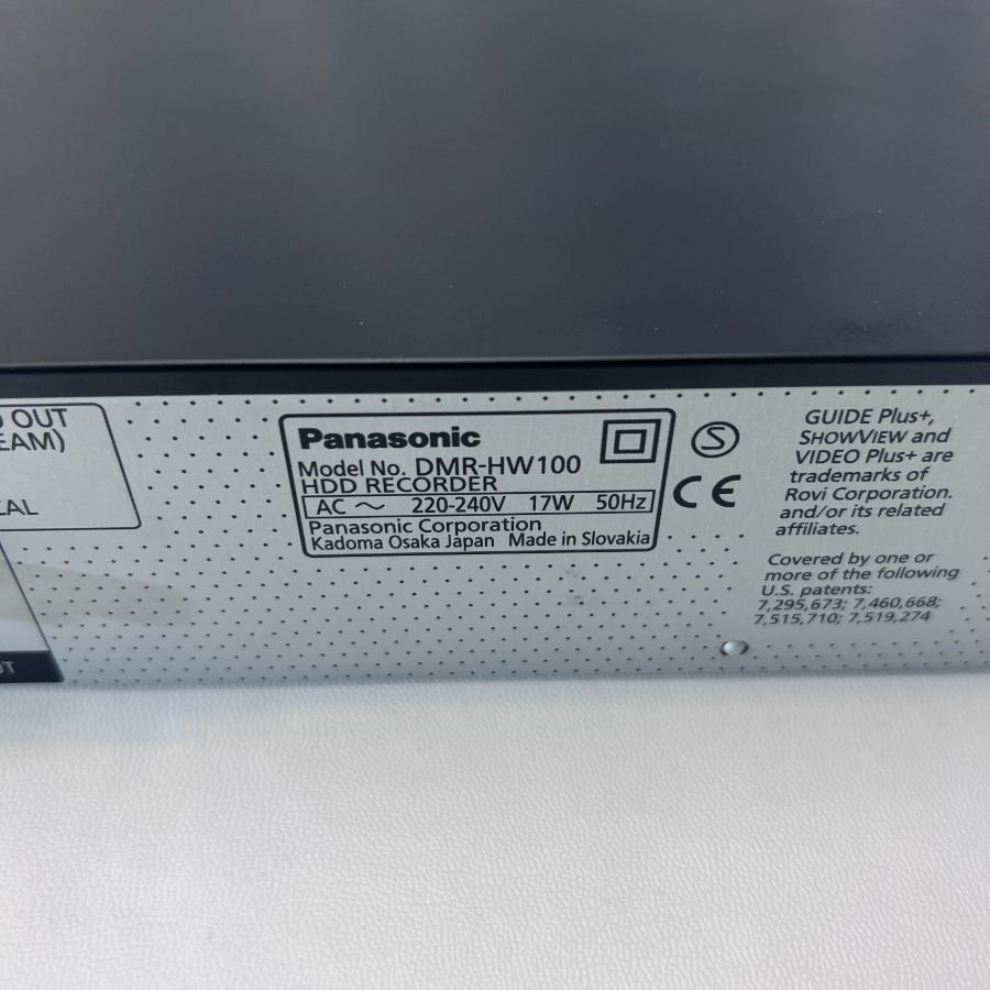 Representative photograph of the same model: Panasonic DMR-HW100 320GB HDD Freeview HD Recorder HDMI Twin Tuner Tested – image 8