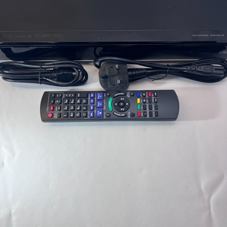 Panasonic DMR-HW220 FREEVIEW 1TB 1000GB HDD DVR Player Black Remote Warranty – image 3