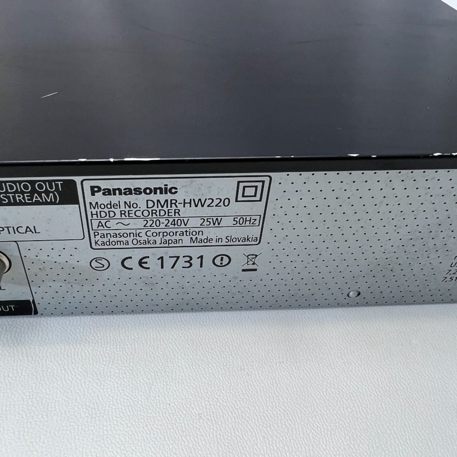 Panasonic DMR-HW220 FREEVIEW 1TB 1000GB HDD DVR Player Black Remote Warranty – image 10
