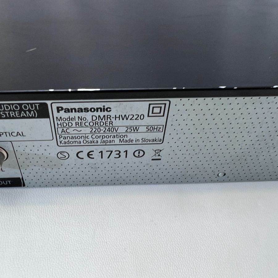 Panasonic DMR-HW220 FREEVIEW 1TB 1000GB HDD DVR Player Black Remote Warranty – image 11