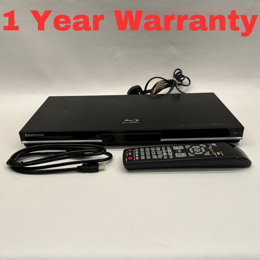 Representative photograph of the same model: Samsung BD-C5300 Blu-Ray Disc Player Wi-Fi Ready Black W/ Remote + Cables Tested
