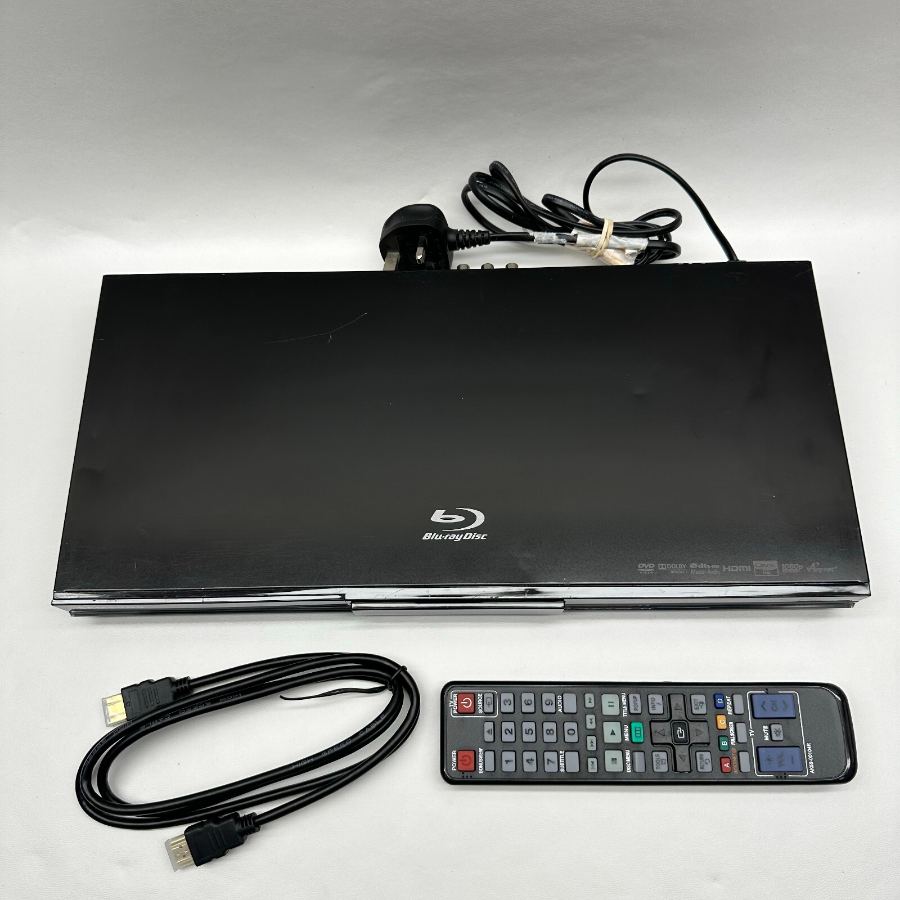 Representative photograph of the same model: Samsung BD-C5300 Blu-Ray Disc Player Wi-Fi Ready Black W/ Remote + Cables Tested – image 10