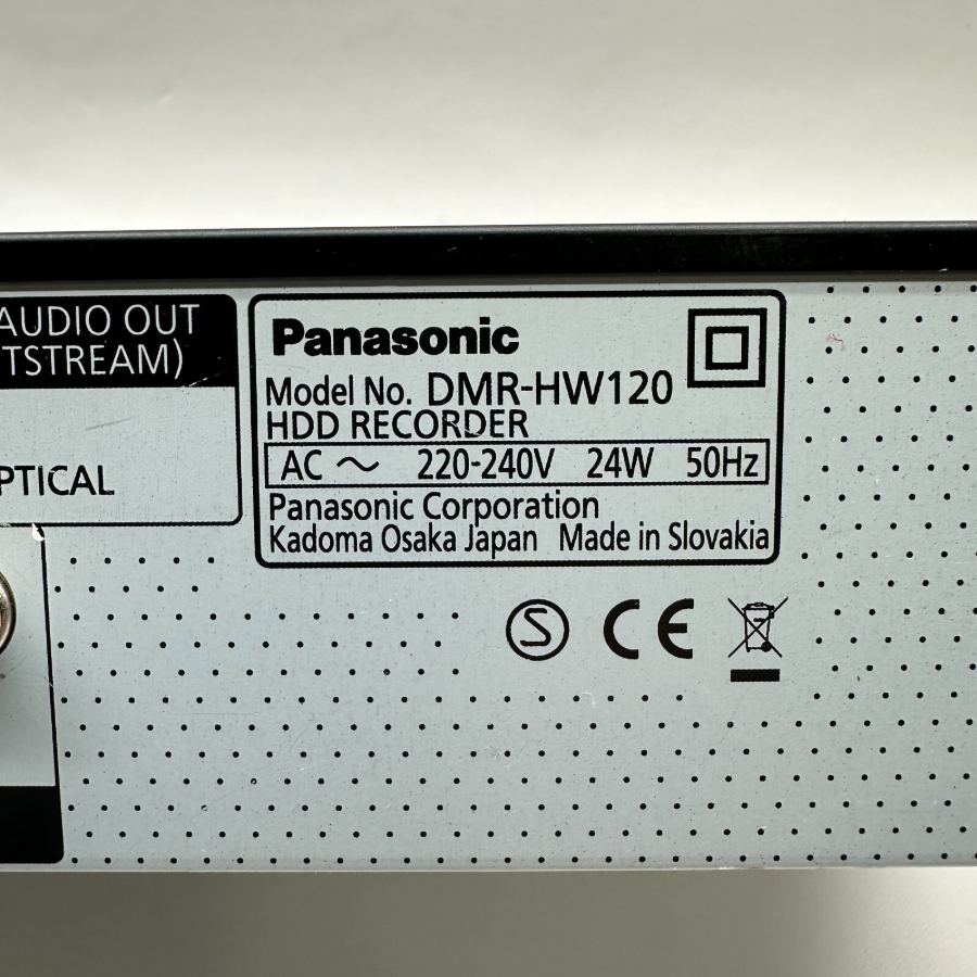 Panasonic DMR-HW120 Twin Tuner Freeview+ HD Recorder 500GB With Remote, Working – image 8