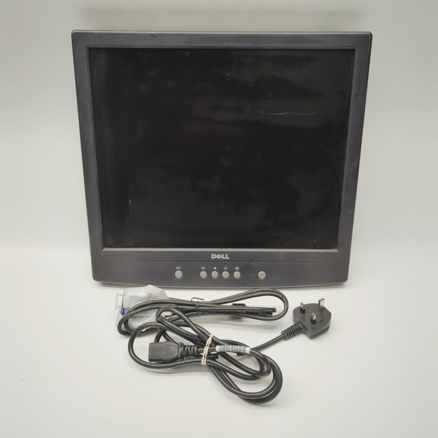 Dell 17 inch LCD monitor (E171fpb) working (Stand broken off & missing) vesa