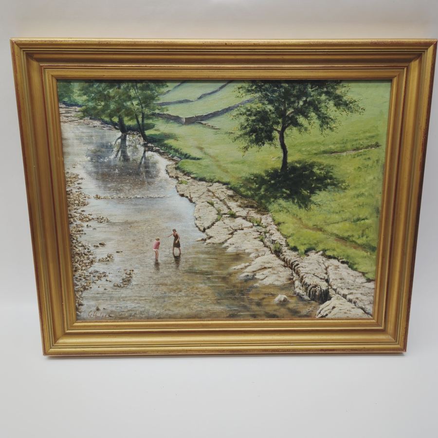 Original (G. Hulse) - Late 19th Century Watercolour, River New Bosley, Cheshire