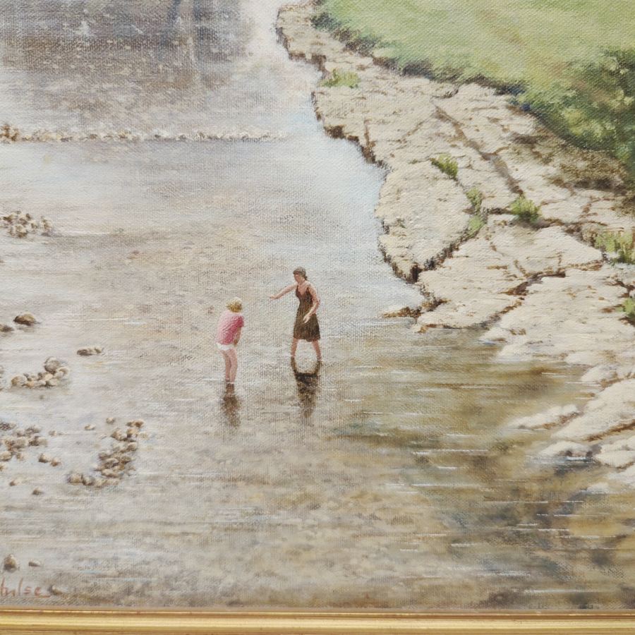 Original (G. Hulse) - Late 19th Century Watercolour, River New Bosley, Cheshire – image 3