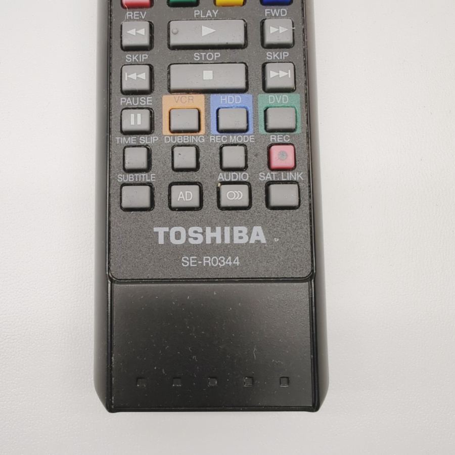 Representative photograph of the same model: SE-R0344 Remote Control For Toshiba VCR DVD RD-XV60KB RD-XV59DT RDXV59DT – image 4