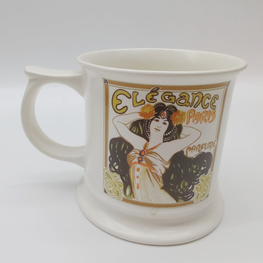 Carltonware ART NOUVEAU Inspired Large Sized Mug: European Advertising Images.