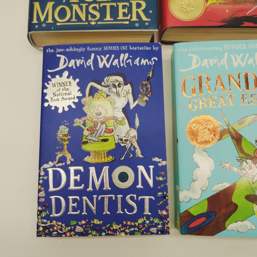 4x David Walliams books, demon dentist, ice monster, grandpas great escape +1 – image 2