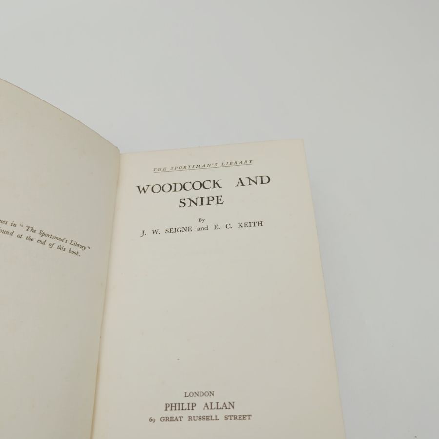 Woodcock And Snipe (Seigne , J. W. & Keith , E. C. - 1936) (ID:36462) – image 3
