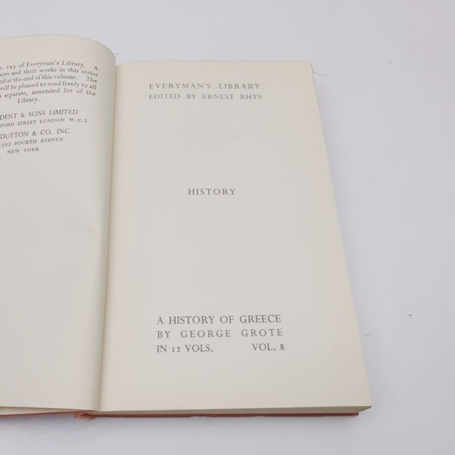 Grote’s History Of Greece In Twelve Vols Volume 8 ONLY – image 3