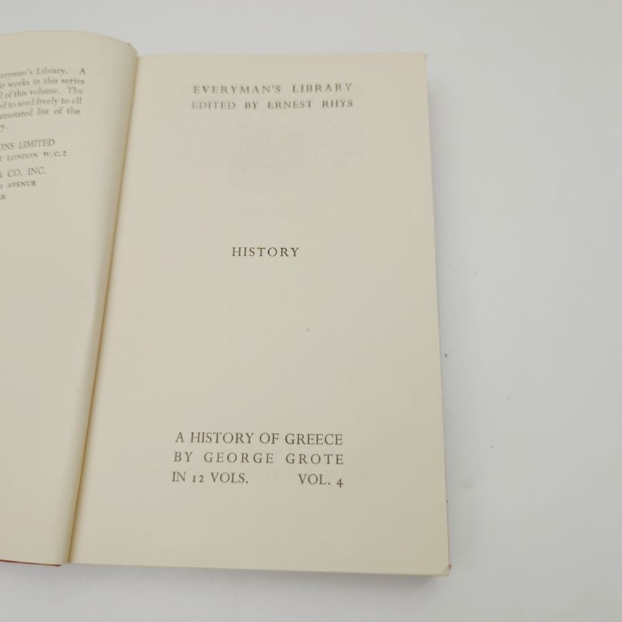 Grote’s History Of Greece In Twelve Vols Volume 4 ONLY – image 3