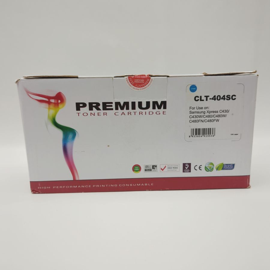Cyan Toner Cartridge For Samsung CLT-404SC Xpress SLC430 SLC430W SLC432 SLC432W