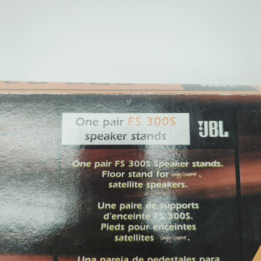 JBL FS-300 Floor Stand for Satellite Speakers Pair silver for jbl sat300 esc300 – image 6