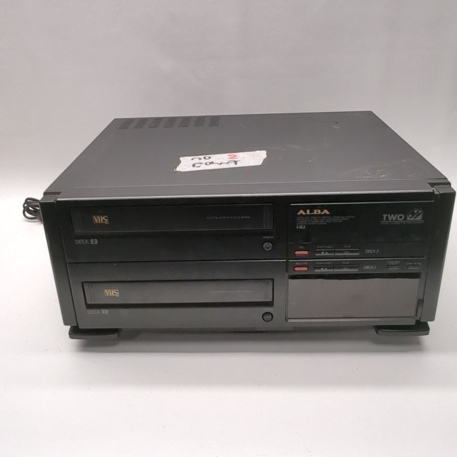 FAULTY Alba VCR2222 twin double dual VHS Video Cassette Recorder 35W No Power