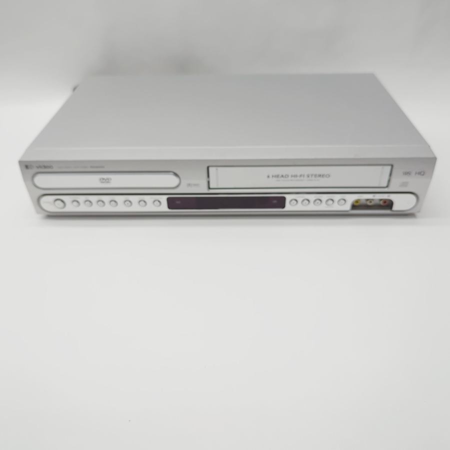 PyE VIDEO PDV560VR DVD Video VHS Combi Silver With Remote Control – image 3
