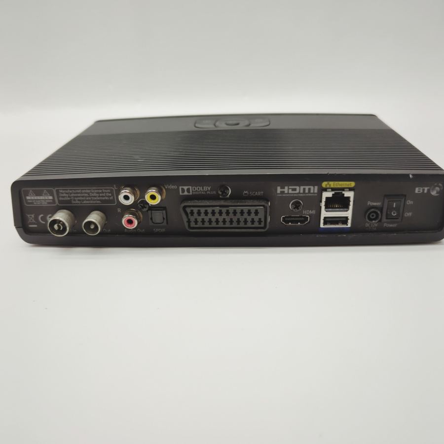 Representative photograph of the same model: BT YOUVIEW DTRT2100 Black HD Freeview Recorder 500GB & Catch Up TV with remote – image 5