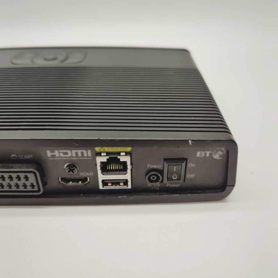 Representative photograph of the same model: BT YOUVIEW DTRT2100 Black HD Freeview Recorder 500GB & Catch Up TV with remote – image 7